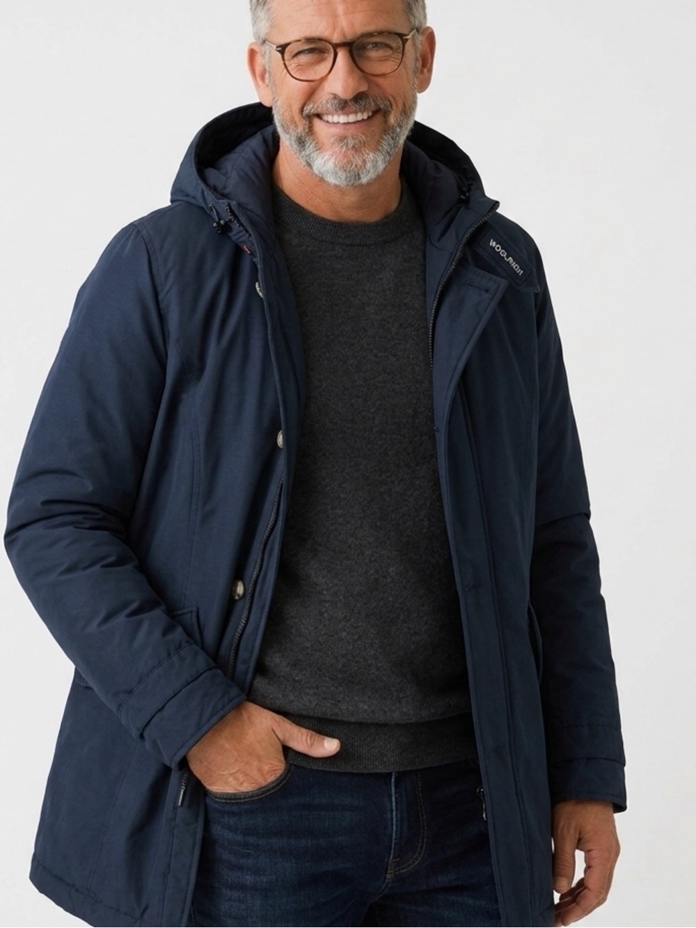 Woolrich Arctic Parka Blue Down Women's Jacket Size